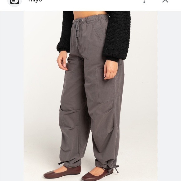 RSQ Olive military green fluffy cargo pants with zipper XXLarge - Picture 13 of 13